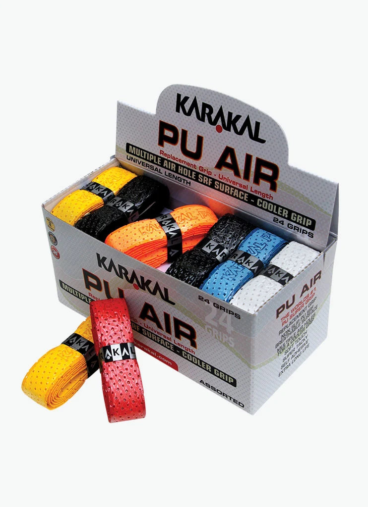 Karakal PU Super Air Grip Assorted - Box of 24