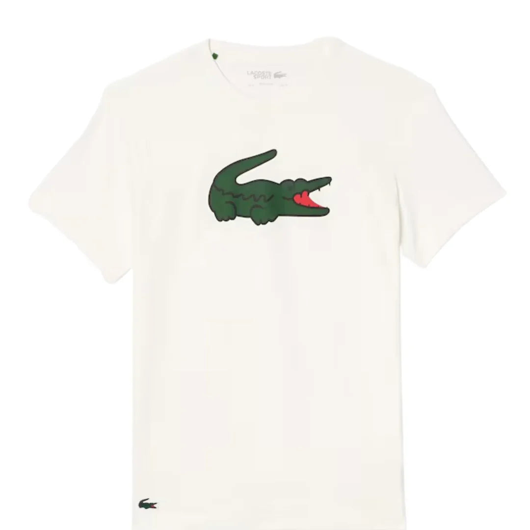 Lacoste Camisa Regular Fit Blanca para Tenis Caballero