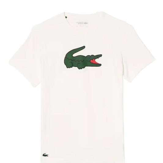 Lacoste Camisa Regular Fit Blanca para Tenis Caballero