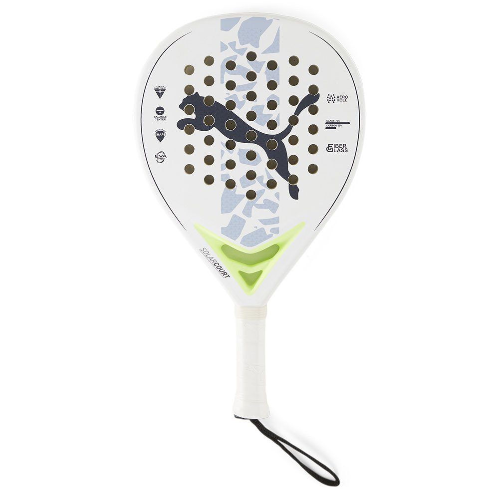 Puma Pala de Padel Solarcourt Blanco/Verde