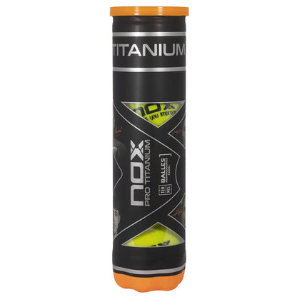 Nox Pelota Pro Titanium 4 unidades por tubo.
