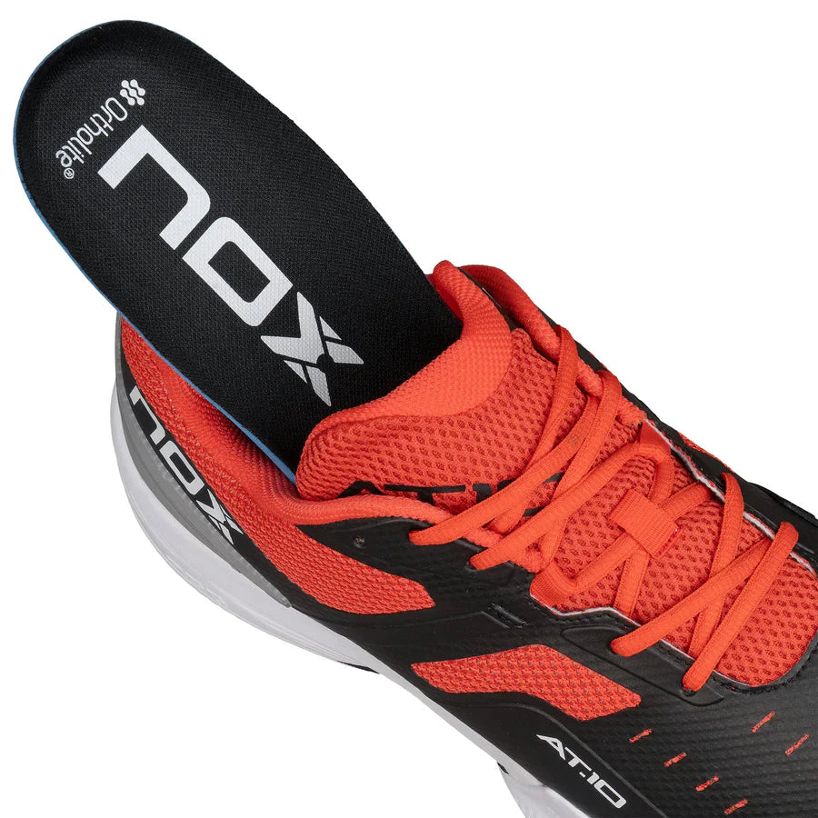 Nox Tenis de Padel AT10 Pro Negro/Rojo